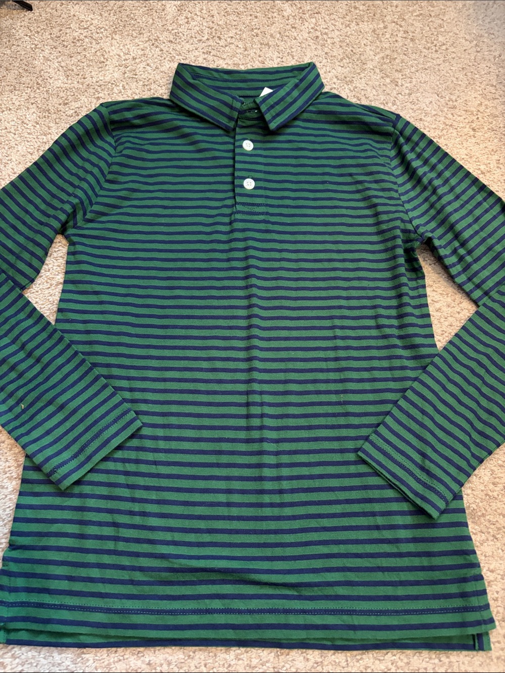 NWT J. Crew Crewcuts Striped Polo Shirt, Medium (8-9)